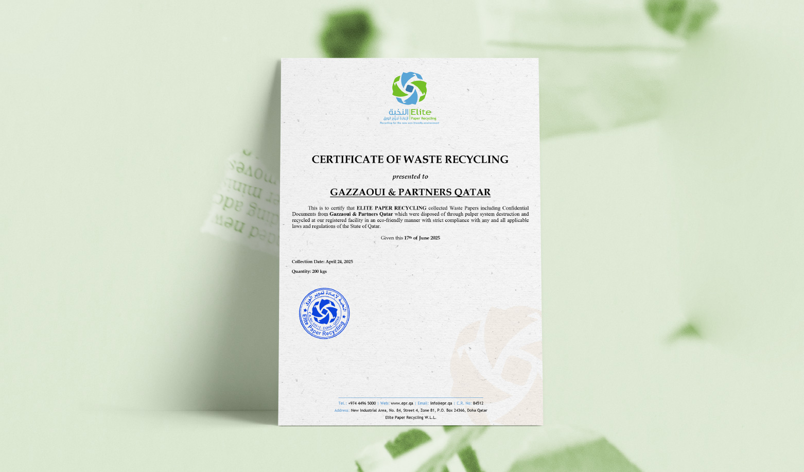 Gazzaoui Qatar's Step Toward a Sustainable Future